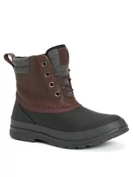 Image of Muck Boots Original Duck Lace Wellington Boots - Brown, Size 3, Women