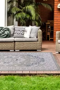 Image of Persian Outdoor Rug - Size: 150x230cm - Green - Print