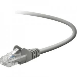 Image of Belkin RJ45 Networks Cable CAT 5e U/UTP 2m Grey incl. detent