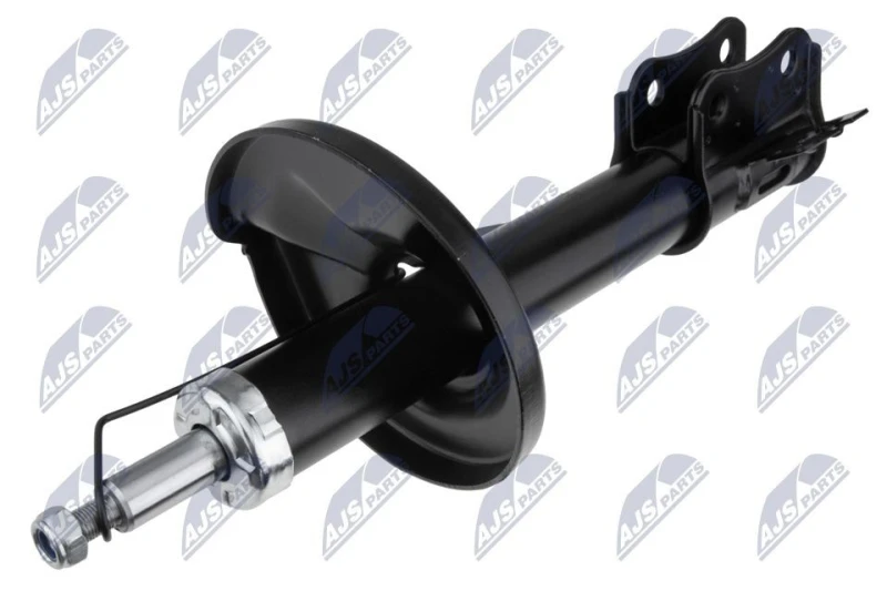 Image of NTY A-SU-017 Shock absorber Rear Axle Right, Gas Pressure, Twin-Tube, Suspension Strut, Bottom Clamp Shock Absorber (854)