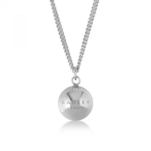 image of Ladies Radley Sterling Silver Bliss Crescent Necklace