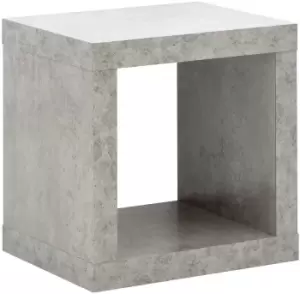 image of Bloc Side Table - Grey