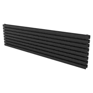 Image of Eden Duplex Horizontal Designer Radiator 468x1800 Anthracite