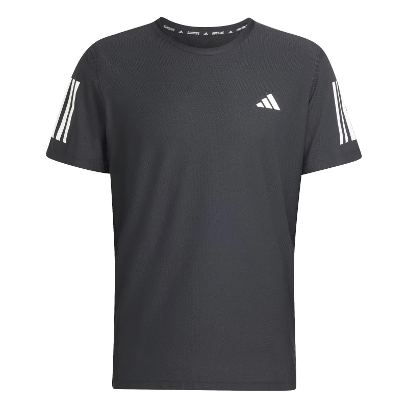 Image of adidas Own the Run T-Shirt Mens Black male M