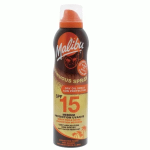 image of Malibu Continuous Dry Tanning Oil Spray - SPF 15