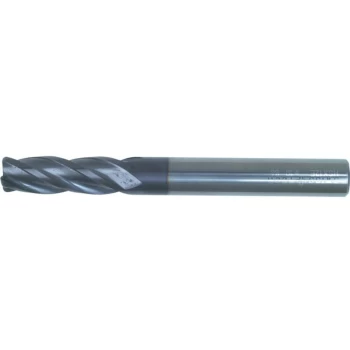 Image of Series 86 6.00X0.5MM Carbide 4 Flute Plain Shank Corner Radius End Mil - Swisstech