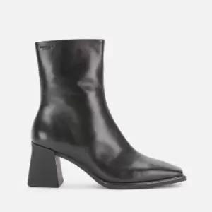 Image of Vagabond Womens Hedda Leather Heeled Boots - Black - UK 6