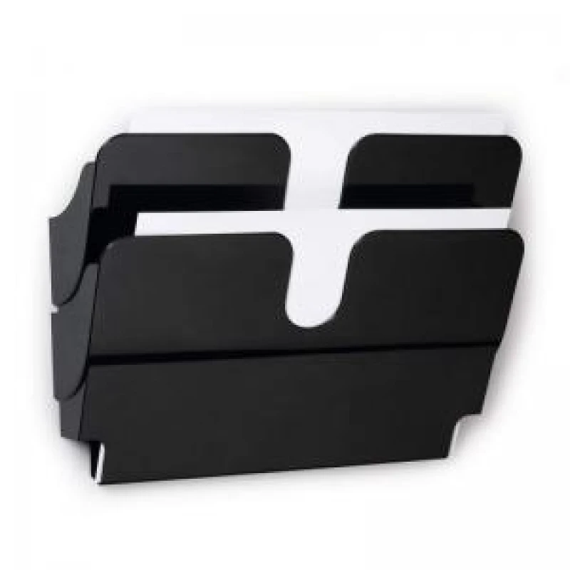 Image of Durable FLEXIPLUS 2 A4 Landscape Literature Holder Wall Mounted EXR57252DR