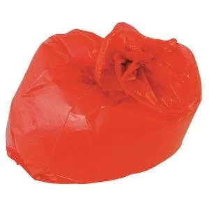 Image of 2Work Medium Duty Refuse Sack Red Pack of 200 RY15541