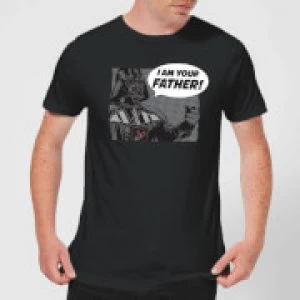 Image of Star Wars Darth Vader I Am Your Father Mens T-Shirt - Black