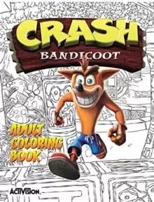 image of Crash Bandicoot Adult Coloring Book