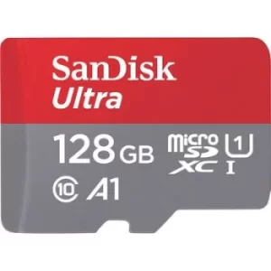 Image of SanDisk Ultra microSDXC card 128GB Class 10 UHS-I incl. SD adapter