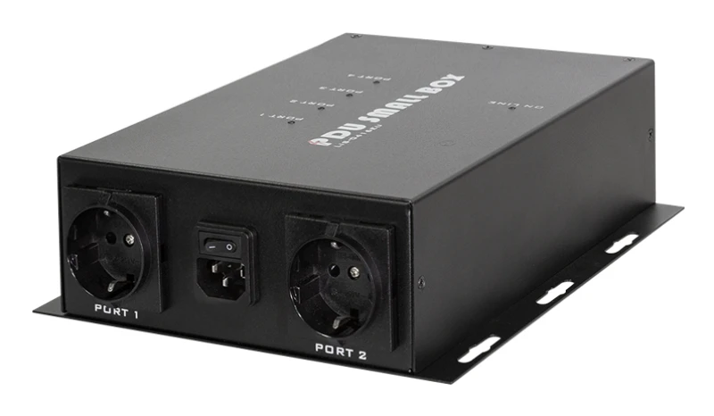 Image of LogiLink PDU4S01 power distribution unit (PDU) 4 AC outlet(s) Black