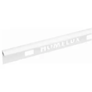 image of Homelux 8mm Pvc Quadrant White Tile Trim 2.44m