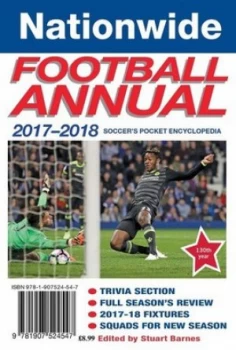 Image of Nationwide Football Annual 2017-2018 by Stuart Barnes Book