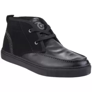 image of Lambretta Chukka Lace Ankle Boot Male Black UK Size 4