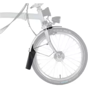 Brompton Front Mudgaurd Blade & Flap - Silver