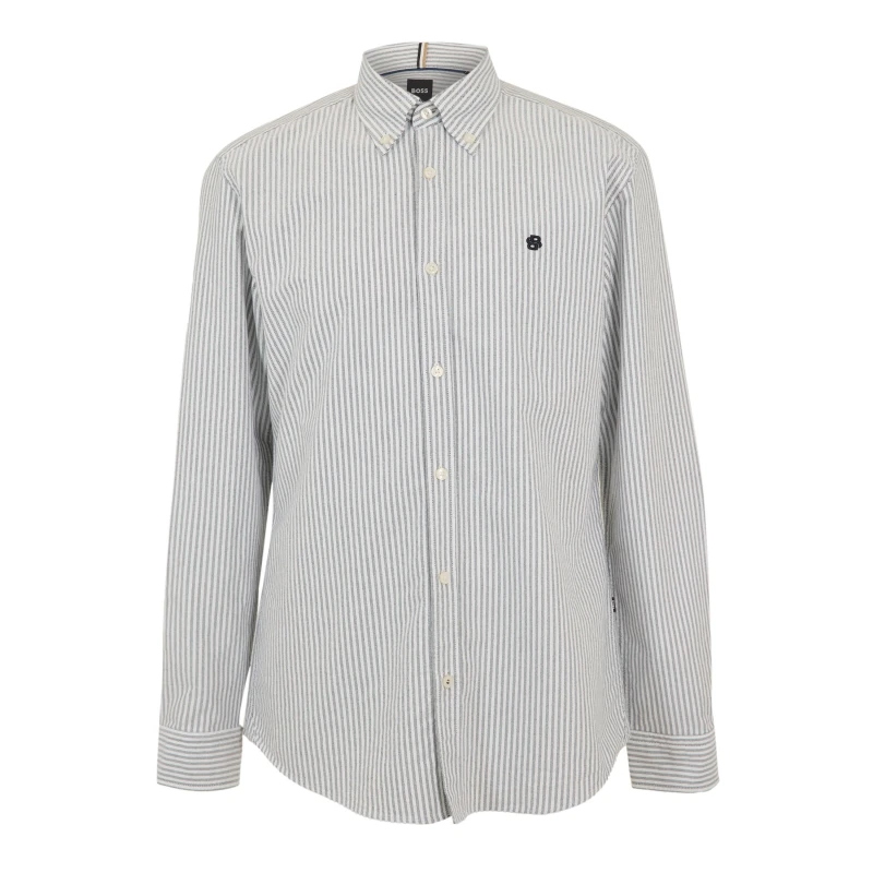 Image of Boss Boss H-Roan-Bd-E-C1-253 10261880 01 Oxford Shirt Mens Dark Blue male XS