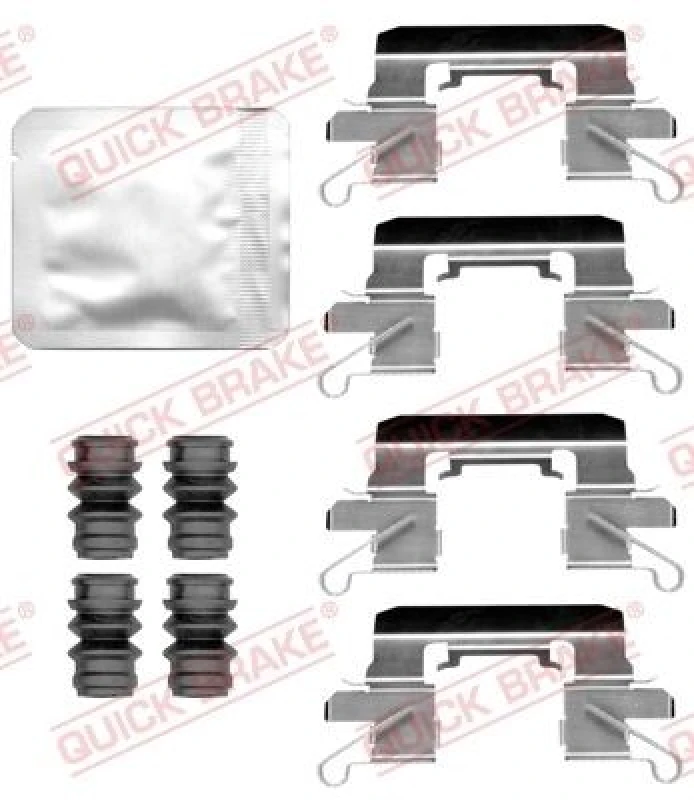 Image of QUICK BRAKE Brake pad fitting kit QUICK BRAKE 109-0087