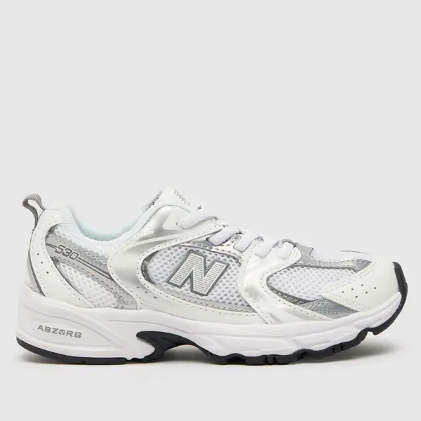 Image of New Balance white 530 Junior trainers White UK 12 (EU 30 1/2)