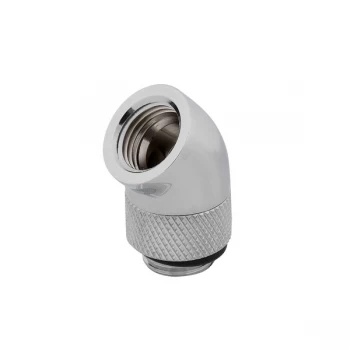 Image of Corsair Hydro X Series 45 Rotary Adapter Dual Pack - Chrome (CX-9055001-WW)