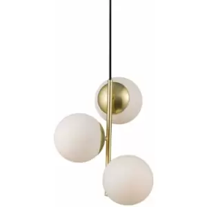 image of Nordlux Lilly Globe Wall Lamp Brass, E14