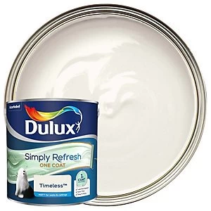 image of Dulux Simply Refresh One Coat Timeless Matt Emulsion Paint 2.5L