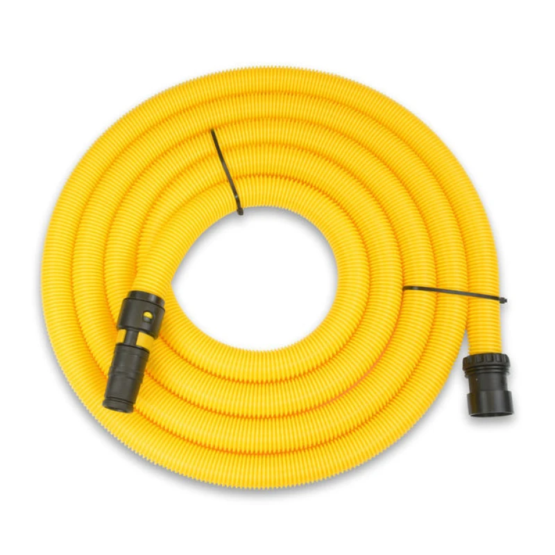 Image of V-TUF 5m Yellow Ø32mm Vacuum Cleaner Hose with Universal Power Tool Adaptor (with Air Flow Control)