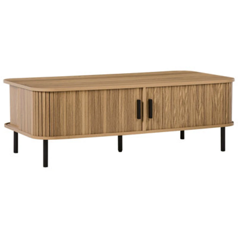 Image of Beliani Coffee Table Bradley Brown With Storage