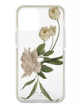 image of Ted Baker iPhone 12 Mini Elderflower Phone Case - Clear