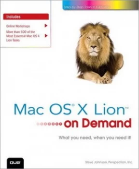 Image of Mac Os X Lion on Demand by Steve Johnson Book