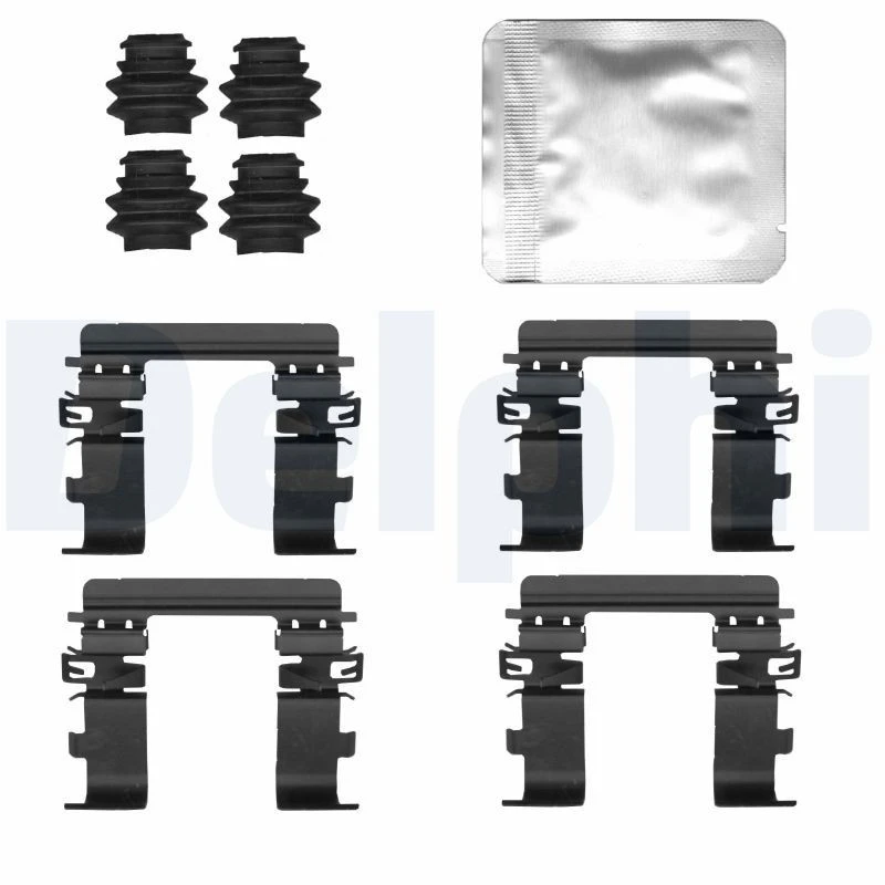 Image of DELPHI Brake pad fitting kit DELPHI LX0833