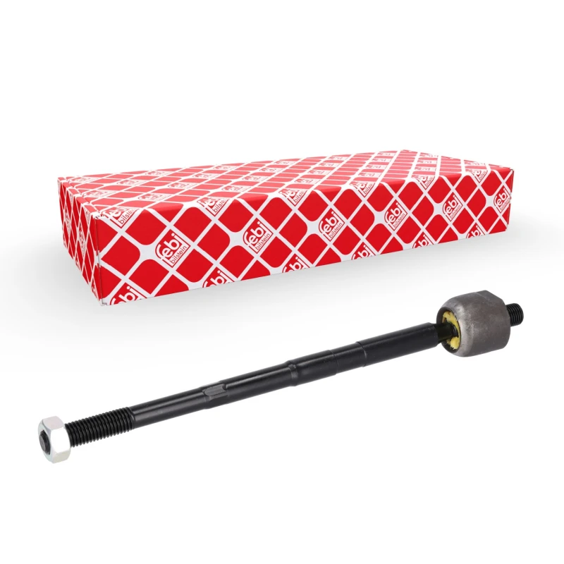 Image of FEBI BILSTEIN 22990 Inner Tie Rod OE Turbo NEW, Front Axle Left, with locking plate Inner Tie Rod (51)