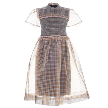 image of Orla Kiely Smock Dress - Brown