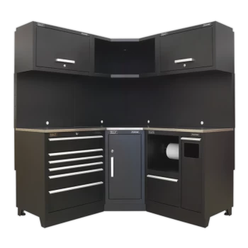 Image of Modular Storage System Combo - Stainless Steel Worktop
