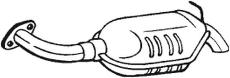 Image of Rear silencer BOSAL 171-019