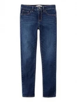 image of Levis Girls 710 Super Skinny Jean - Dark Wash