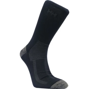 Image of Womens 6.5 to 8.5 Black Light Workwear Socks - Helly Hansen