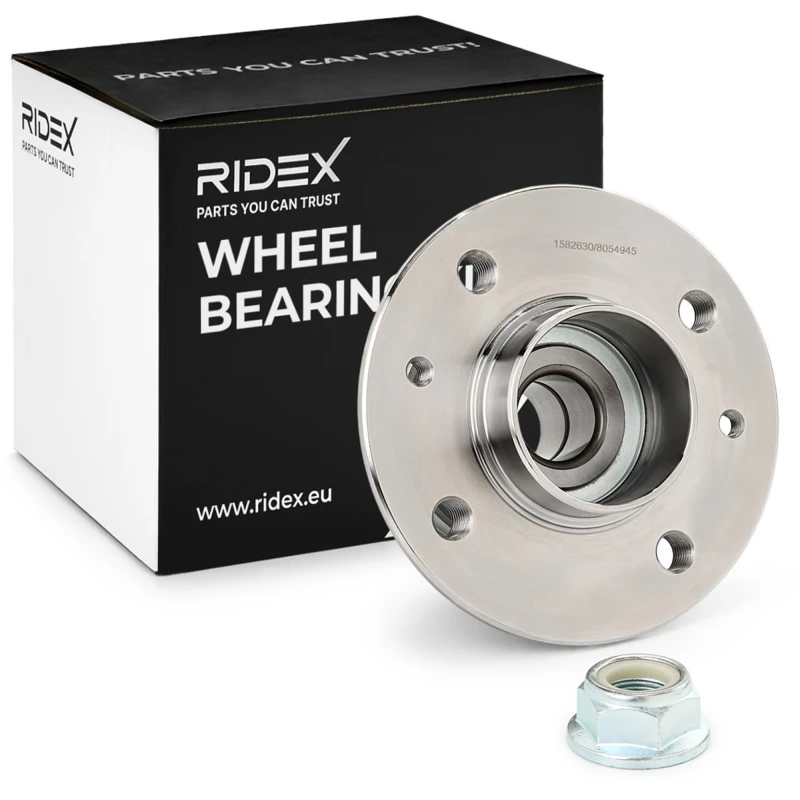 Image of RIDEX 654W0160 Wheel bearing kit Rear Axle both sides Wheel Bearing Kit (654)