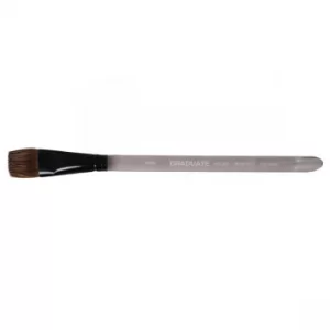 Daler Rowney Graduate Pony & Synthetic Flat Wash Brush Size 3/4"