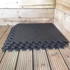 Samuel ALEXANDER 32 Piece EVA Foam Floor Protective Floor Tiles/Mats 60x60cm Each For Gyms, Garages, Camping, Kids Play Matting, Hot Tub Flooring Mats