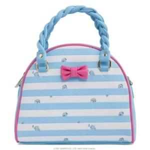 image of Loungefly Sanrio Tuxedo Sam Striped Crossbody Bag