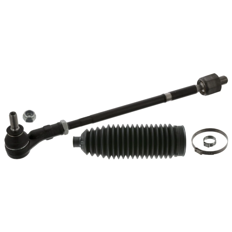 Image of FEBI BILSTEIN 44346 Tie Rod Front Axle Right, with nuts, with bellow Rod Assembly (284)