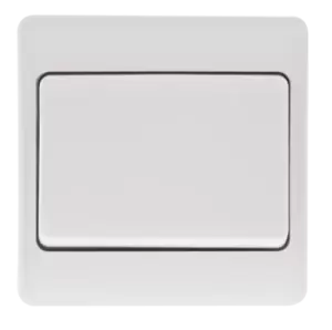 Image of Click Scolmore Mode 13A 1 Gang Wide Rocker Switch Polar White - CMA825