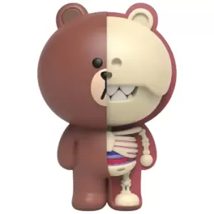 Image of Mighty Jaxx XXRAY Plus Brown (Line Friends) Figure