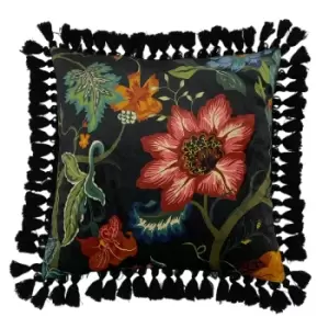 Image of Botanist Floral Cushion Black