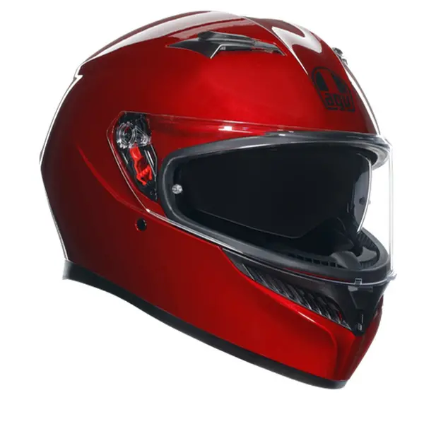 Image of AGV K3 E2206 MPLK Mono Competizione Red 016 Full Face Helmet Size M