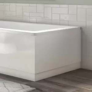 Image of Ashford L Shape Bath End Panel - White Gloss