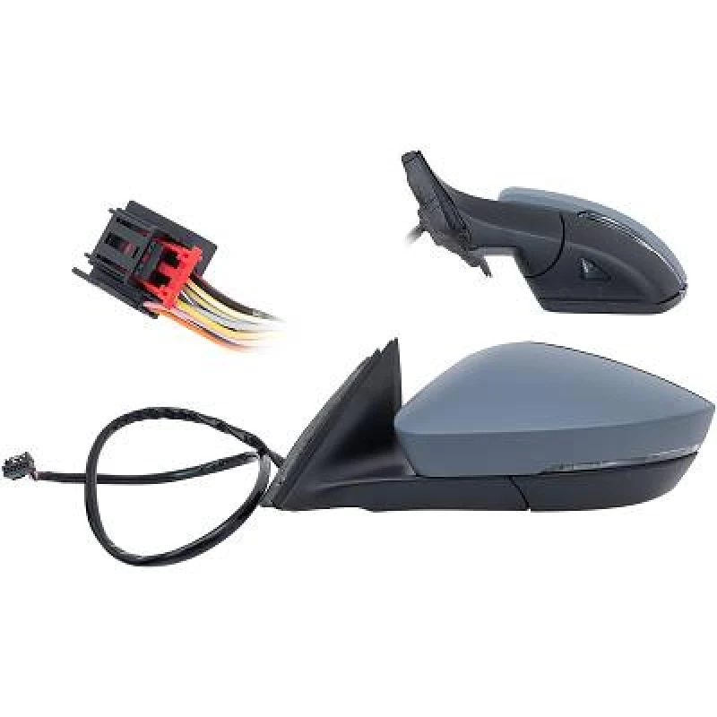 Image of DIEDERICHS 7842325 Wing mirror Left, with memory, primed Outside Mirror (50)