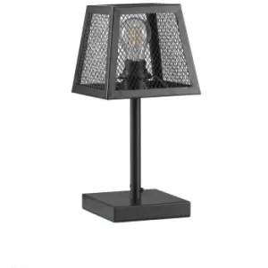 image of Onli Oscar Table Lamp With Shade, Black